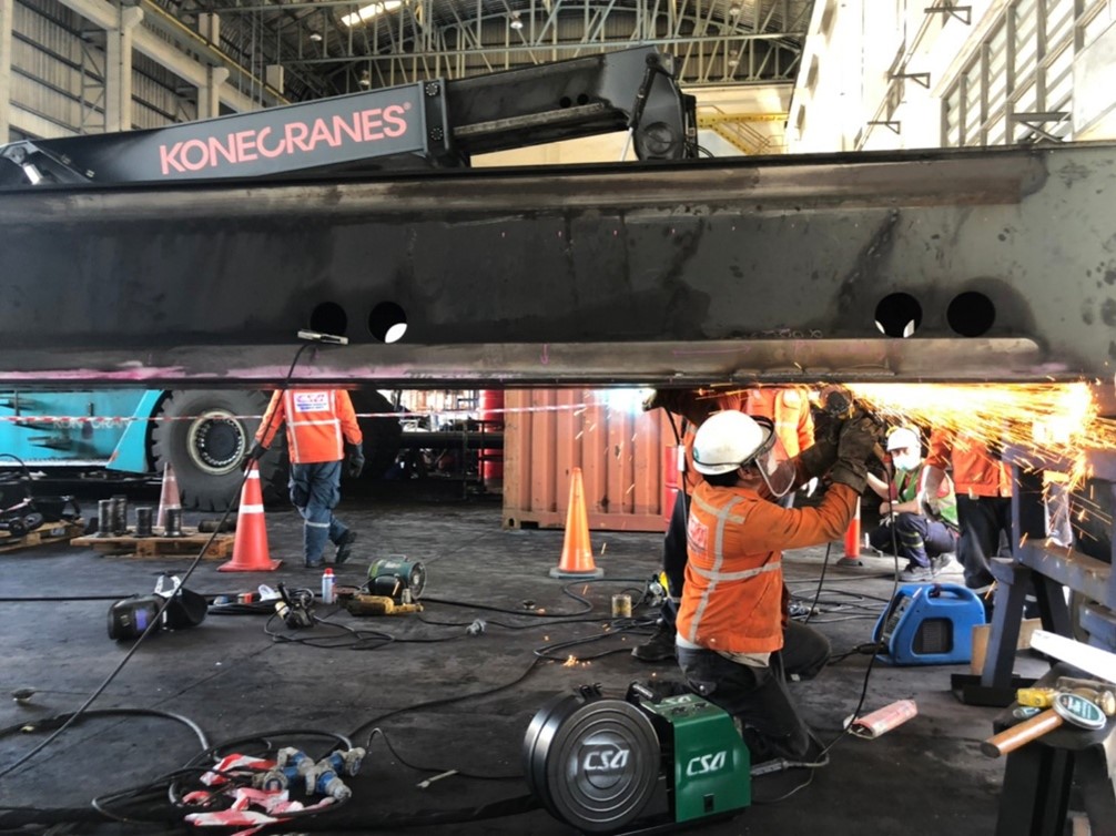 Repair Crack On Boom Stacker – Konecrane Img
